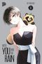 „WITH YOU AND THE RAIN“, „KO NIKAIDO“, Band 8. Eine Frau in schwarzem Kleid mit einem Tier auf der Schulter., Buch