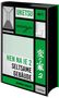 "UKETSU, HEN NA IE 2, SELTSAME GEBÄUDE, KRIMINALROMAN." Grüne grafische Elemente mit minimalistischen Designs., Buch