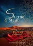 „Sterne & Staub“ von Stella Sennhauser, „Zwischen Kronen und Herzen“. Wüste, Krone auf rotem Tuch, Nacht mit Sternenhimmel., Buch