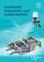 "Fachkunde Karosserie- und Lackiertechnik" zeigt ein Auto-Chassis neben einer Lackierpistole. Europa Lehrmittel-Logo., Buch