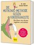 "Die Mutkönig-Methode gegen Kinderängste. Oberer Teil: Kind mit Krone. Links: Krokodilmaul, Kind auf Hocker."