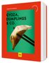 Text: "Gyoza, Dumplings & Co.", "Lukas Grossmann", "Küchenratgeber". Logo: GU. Essensabbildung: Dumpling in Essstäbchen.
