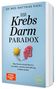 Titel: "Das Krebs Darm Paradox". Untertitel: "Was Tumore mit dem Darm zu tun haben – und wie uns Ernährung wirksam schützt". Oben Dr. med. Matthias Riedl, unten Links "Spiegel Bestseller Autor". Eine Illustration eines Darms verbunden mit einer gelben Zelle., Buch