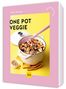 Text: „ONE POT VEGGIE“ von Marco Seifried, „KÜCHENRATGEBER“. Ein Topf mit Gemüse auf gelbem Hintergrund. GU Logo unten., Buch