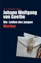 Johann Wolfgang von Goethe: Die Leiden des jungen Werther, Buch