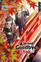 Text: "04 Zeichnungen: Takomaru Takogawa, Text: Tomo Tanaka", "A Second Goodbye to You". Zwei Jungen in Schuluniform gehen Treppe hinauf, umgeben von roten Blättern., Buch