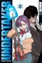 „UNDERTAKER“, „2“, „Kagiri Araido“. Zwei Personen, eine Frau mit Kehrschaufel lächelt, ein Mann steht dahinter., Buch
