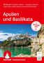 "50 Touren im Süden Italiens – Gargano, Salento... Apulien und Basilikata" steht über einem Küstenbild. ROTHER WANDERFÜHRER., Buch