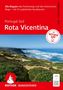 "Alle Etappen des Fischerwegs", "Portugal Süd Rota Vicentina", Küstenlandschaft mit Wellen und Klippen, Wanderführer-Cover., Buch