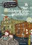 „Detektivbüro LasseMaja: Das Schmugglergeheimnis“ von Martin Widmark und Helena Willis. Zwei Kinder hinter Kisten., Buch