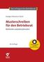 Thomas Nitzsche: Musterschreiben für den Betriebsrat, Buch