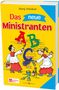 „Das neue Ministranten-ABC“. Zwei Ministranten malen bunte Buchstaben auf eine Wand., Buch