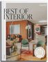 „Best of Interior“, elegante Wohnzimmeransicht mit modernen Möbeln und harmonischer Farbgestaltung., Buch