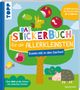 Anja Boretzki: Das Stickerbuch für die Allerkleinsten - Komm mit in den Garten!, Buch