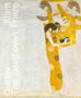 Text: "Gustav Klimt The Beethoven Frieze". 

Illustration: Eine Frau in einem goldenen Gewand neigt sich nach unten., Buch
