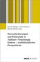 Buchtitel: Herausforderungen und Potenziale in "heiklen" Forschungsfeldern. Vertikale Streifen in Gelbtönen., Buch