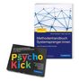 Zwei Lambertius-Produkte: ein Buch "Methodenhandbuch Systemsprenger:innen" und das Spiel "Das Original Psycho Kick"., Buch