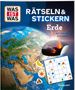 WAS IST WAS Rätseln und Stickern: Erde, Buch