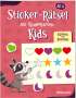 : Sticker-Rätsel für Kindergarten-Kids. Farben und Formen, Buch