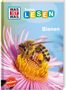„Erstes Lesen: Bienen.“ Farbiges Cover mit einer Biene auf einer Blume., Buch