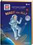 Text: "BEREIT FÜRS ALL? DAS MUSST DU ALS ASTRONAUT UND ASTRONAUTIN KÖNNEN! WAS IST WAS". Illustration: Ein Astronaut im All., Buch