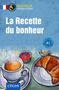 "La Recette du bonheur." Illustration: Croissant, Kaffee, Marmelade. "Sprachwelten 4 Kurzgeschichten", A1 Niveau., Buch