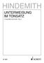 Paul Hindemith: Unterweisung im Tonsatz. Band 1., Buch