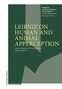 Buchtitel: "Leibniz on Human and Animal Apperception". Autorin: Eve-Lyne Perron. Dunkelgrünes, minimalistisches Design., Buch