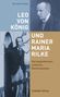 Text: Bernhard Maaz, Leo von König und Rainer Maria Rilke. Korrespondenzen, Lektüren, Reminiszenzen, Schwabe Verlag.  
Zwei historische Fotos von Männern., Buch