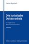 Hannes Beyerbach: Die juristische Doktorarbeit, Buch