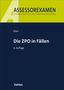 Elzer, Die ZPO in Fällen, 4. Auflage. Oben "ASSESSOREXAMEN" und "VAHLEN". Einfaches, zweifarbiges Buchcover., Buch