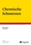 „Chronische Schmerzen“ von Michael Dobe, Julia Wager; Gelber Hintergrund, unterer Bereich weiß mit einem Logo., Buch