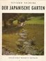 Text: "Tetsuro Yoshida, Der Japanische Garten, Verlag Ernst Wasmuth Tübingen." Steingarten mit moosigem Boden und Bäumen.