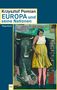 Text: "Krzysztof Pomian, EUROPA und seine Nationen." Ein Gemälde: Frau neben einem Stier, im Hintergrund der Schriftzug "Europa"., Buch