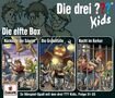 "Die drei ??? Kids", "Die elfte Box". Titel: "Rückkehr der Saurier", "Die Gruselfalle", "Nacht im Kerker". Drei Kinder-Abenteuer., 3 CDs