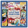 "Disney Vintage Posters. Official 2027 Calendar." 
Es zeigt Collagen aus Disney-Filmpostern in einem blauen Rahmen.