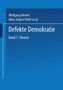 Wolfgang Merkel: Defekte Demokratie, Buch
