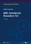 „Schwerpunkte Pflichtfach, Volker Emmerich, BGB-Schuldrecht Besonderer Teil, 17. Auflage“. Dunkelblauer Hintergrund mit Zahnrädern., Buch