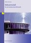 Text: „Volkswirtschaft für die Fachoberschule Wirtschaft“. Blaues Cover mit modernem Gebäude und abstrakter Grafik., Buch