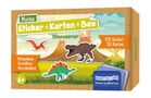 Meine Sticker + Karten + Box - Dinosaurier, Buch