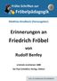 Rudolf Benfey: Erinnerungen an Friedrich Fröbel, Buch