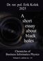 Erik Kolek: A short essay about black holes, Buch
