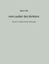 Text: "eike m. falk", "vom zauber des denkens", "skizzen zur altgriechischen philosophie". Heller Hintergrund., Buch