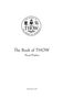 "The Book of THOW, Neue-Psalme, Alexander Endl." Rundes Logo mit religiösen Symbolen und "The Heart of Worship"., Buch