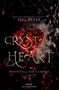 „Crystal Heart: Hoffnung der Vampire“ von D.C. Bells. Ein rotes Herz aus Kristall, umgeben von dunklen Blättern., Buch