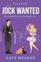 „Jock Wanted“ oben, „Rookie Rebels“ und „Schlagzeilen im Powerplay“ darüber, darunter „Kate Meader“. Illustration mit Mann und Frau.