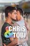 "Sven Rühl. CHRIS & TOBI. Zwischen Liebe, Alltag und Zukunft. Roman." Zwei Männer umarmen sich innig., Buch