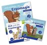 Drei Kinderbücher: "Jona entdeckt die Ergomagie" und "Nick und die Ergotherapie", empfohlen ab 3 Jahren, Tier-Illustrationen., Buch