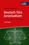 Monika Hoffmann: Deutsch fürs Jurastudium, Buch