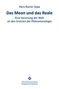 Titel: "Das Meon und das Reale". Untertitel: "Eine Verortung der Welt an den Grenzen der Phänomenologie". Unten ein Logo.